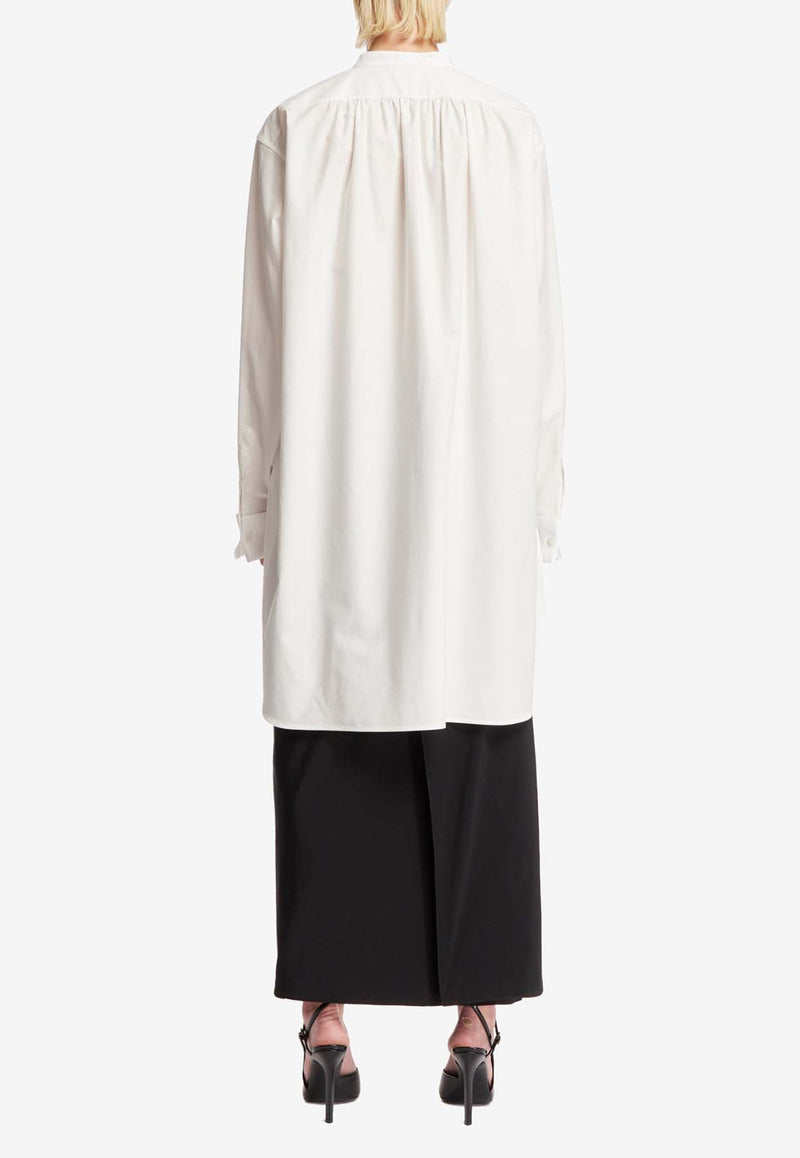 The Row Hari Long-Sleeved Shirt Off-white 8093_W3095_OWH