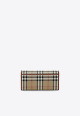 Burberry Continental Vintage Check Wallet Beige 8094421155142/P_BURBE-A7026