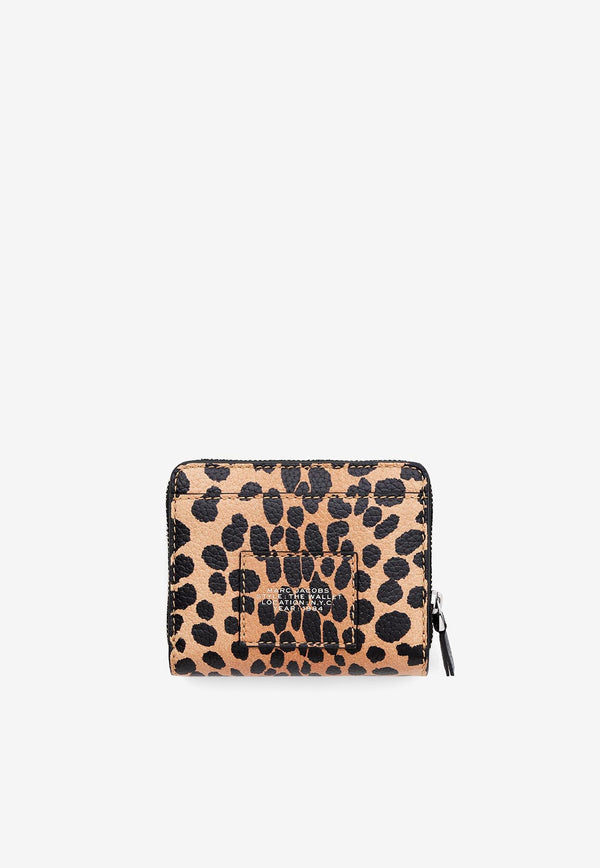 Marc Jacobs The Mini Cheetah Leather Compact Wallet Beige 2R4SMP003S02_002