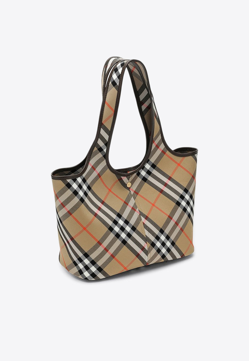 Burberry Small Signature Check Tote Bag Beige 8094685159199/P_BURBE-B9368