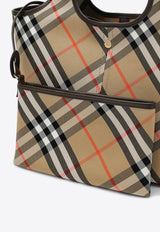 Burberry Small Signature Check Tote Bag Beige 8094685159199/P_BURBE-B9368