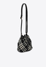 Burberry Mini Checked Bucket Bag Black 8095057159199/P_BURBE-A1003