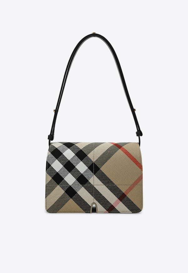 Burberry Snip Check Shoulder Bag Beige 8097379153462/P_BURBE-B9368