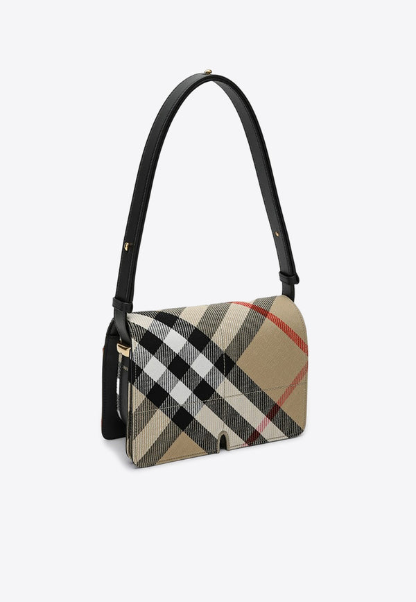 Burberry Snip Check Shoulder Bag Beige 8097379153462/P_BURBE-B9368