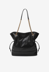 Saint Laurent Large Jamie Nappa Leather Tote Bag Black 809824AAB32/Q_YSL-1000