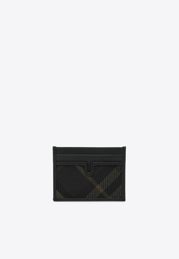 Burberry Check Pattern Cardholder Black 8098454160998/P_BURBE-C1479