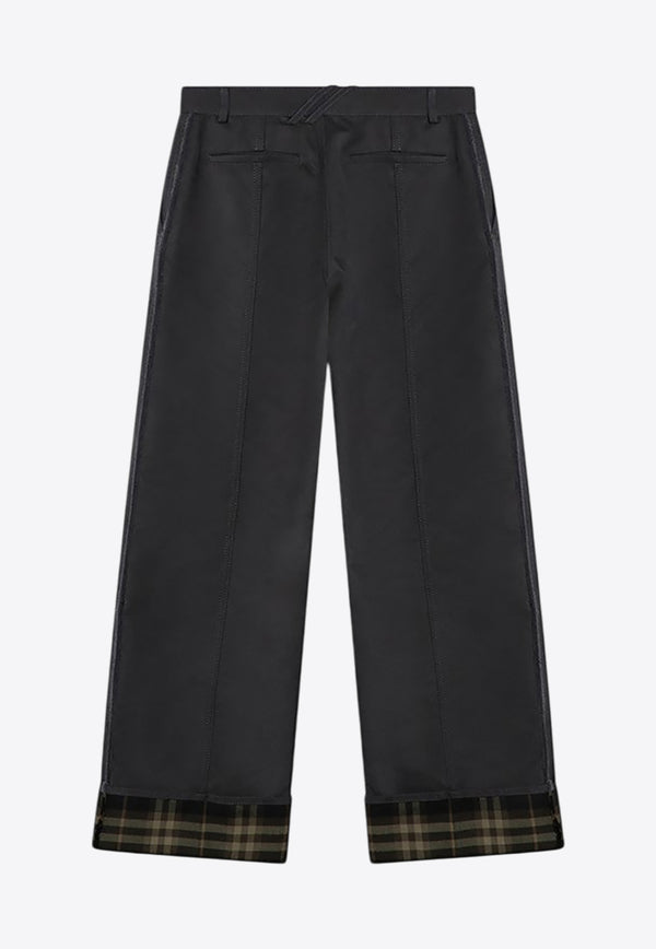 Burberry Straight-Leg Tailored Pants Black 8099352160070/P_BURBE-C1501