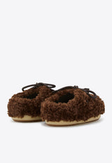 Curly Shearling Mules