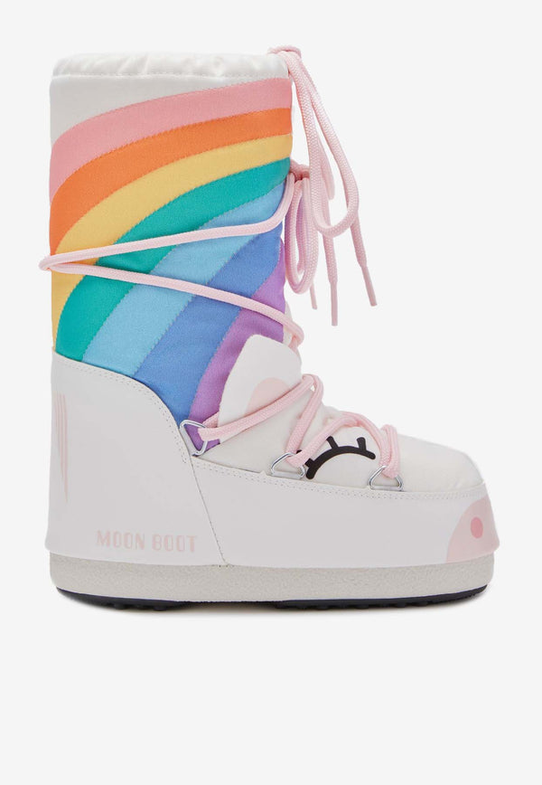Moon Boot Kids Girls Icon Unicorn Boots Multicolor 80D3400270NY/R_MOONB-AV20