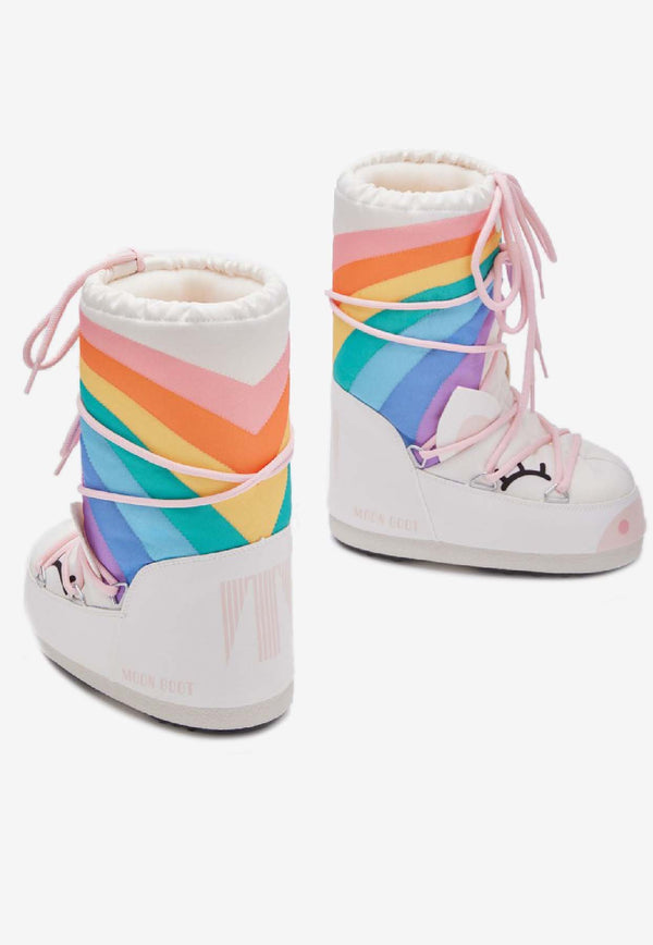 Moon Boot Kids Girls Icon Unicorn Boots Multicolor 80D3400270NY/R_MOONB-AV20
