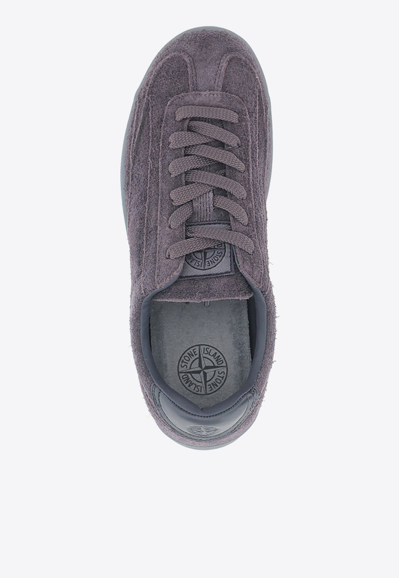 Stone Island Rock Suede Low-Top Sneakers Blue 80FWS0101_000_V0063