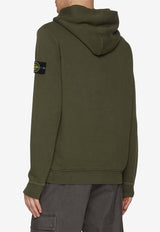 Stone Island Logo Patch Hooded Sweatshirt Green 81-156-10--41GREEN