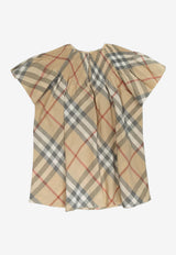 Burberry Kids Girls Vintage Check Mini Dress Beige 8100058157508/Q_BURBE-A2205