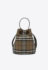 Burberry Mini Checked Bucket Bag Green 8100488155142/P_BURBE-A1336