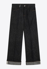 Burberry Straight Turn-Ups Jeans Blue 8101680162395/Q_BURBE-C1765