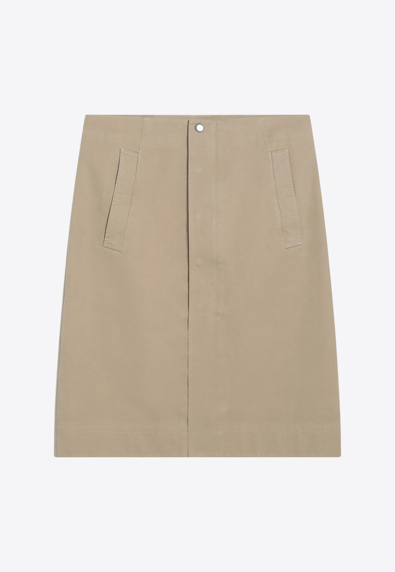 Burberry Essential Knee-Length Skirt Beige 8102359163568/Q_BURBE-A1435
