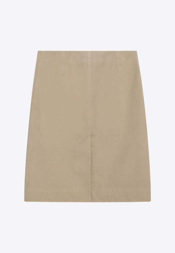 Burberry Essential Knee-Length Skirt Beige 8102359163568/Q_BURBE-A1435