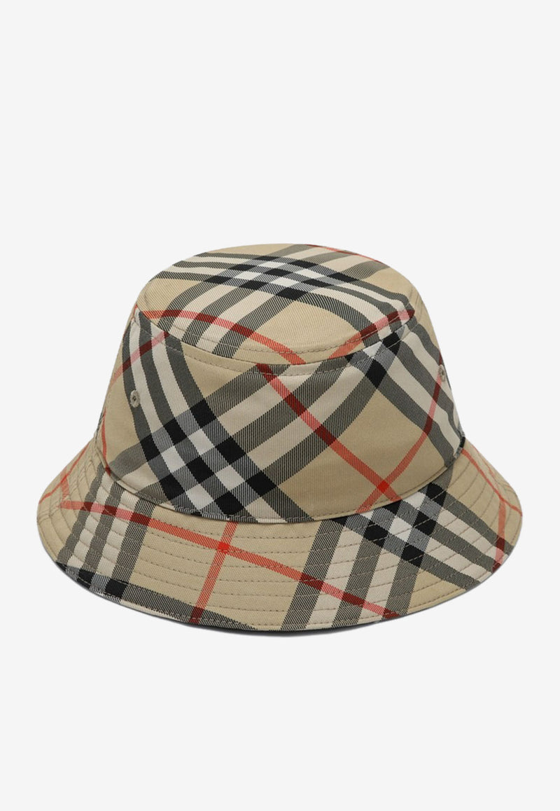 Burberry Kids Boys Vintage Check Bucket Hat Beige 8104358157805/Q_BURBE-B9368