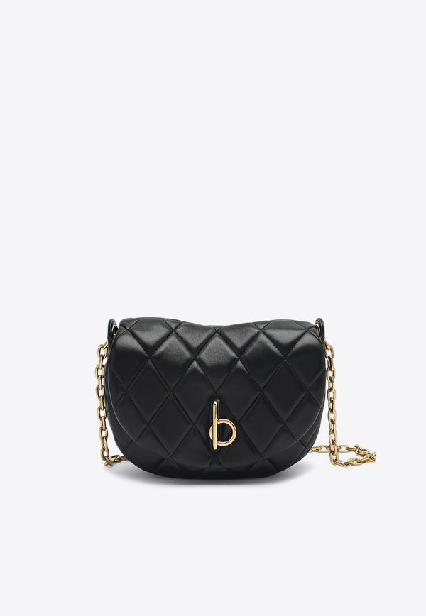 Burberry Rocking Horse Quilted Leather Crossbody Bag Black 8104628163390/Q_BURBE-A1189