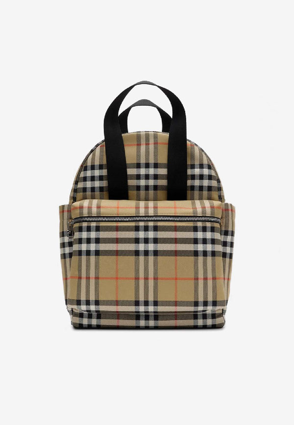 Burberry Kids Babies Signature Check Diaper Backpack Beige 8108441159518/S_BURBE-B9368