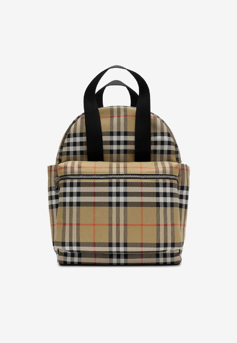 Burberry Kids Babies Signature Check Diaper Backpack Beige 8108441159518/S_BURBE-B9368