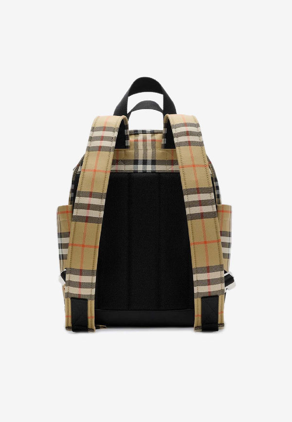 Burberry Kids Babies Signature Check Diaper Backpack Beige 8108441159518/S_BURBE-B9368