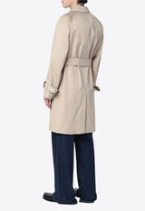 Burberry Single-Breasted Belted Trench Coat Beige 8108800150445/Q_BURBE-B9103