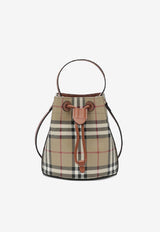 Burberry Mini Check Bucket Bag Beige 8109794155142/R_BURBE-A9534