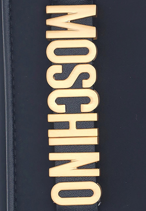 Moschino Logo Lettering Chain Clutch Black 8109_8202_B1555