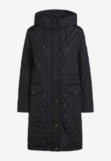 Burberry Quilted Hooded Jacket with Drawstring-Waist Black 8110325113072/R_BURBE-A1189