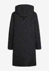 Burberry Quilted Hooded Jacket with Drawstring-Waist Black 8110325113072/R_BURBE-A1189