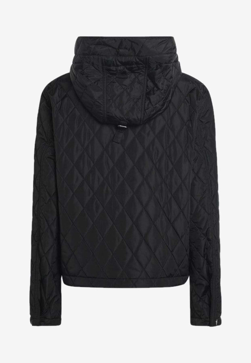 Burberry Quilted Cropped Jacket Black 8110329166468/R_BURBE-A1189
