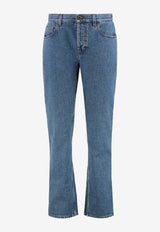 Burberry Logo Patch Straight-Leg Jeans Blue 8110739168016/R_BURBE-A1322