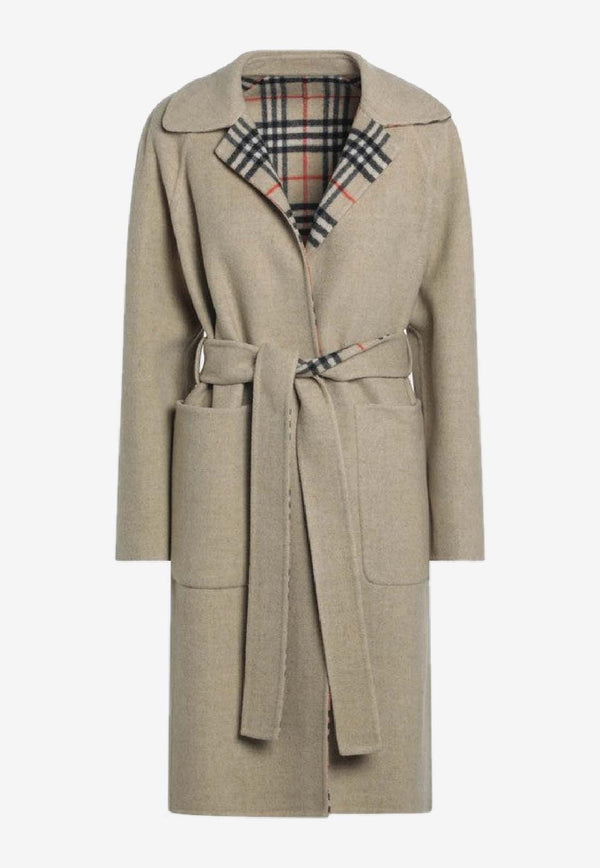 Burberry Reversible Belted Wool Coat Sand 8110900167367/R_BURBE-B9368
