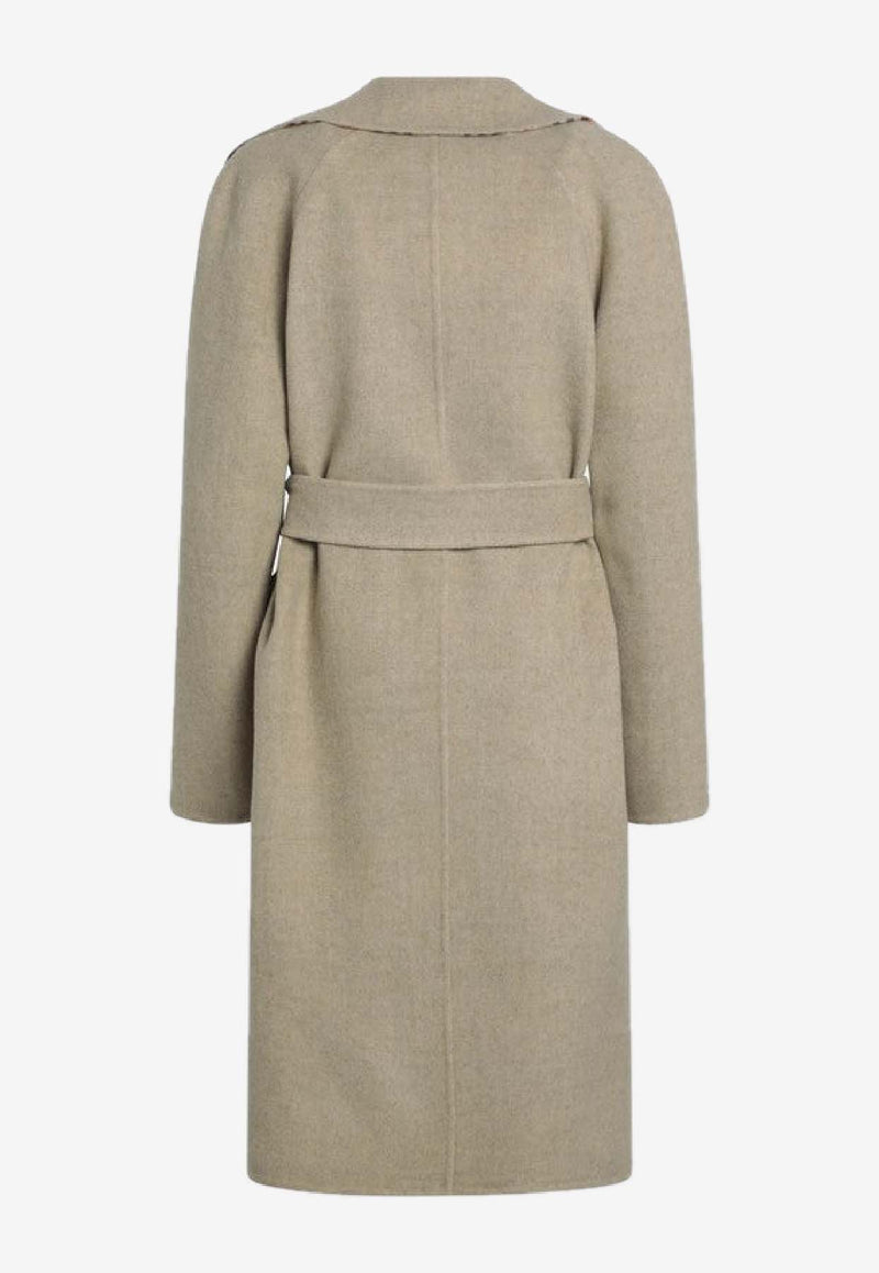 Burberry Reversible Belted Wool Coat Sand 8110900167367/R_BURBE-B9368