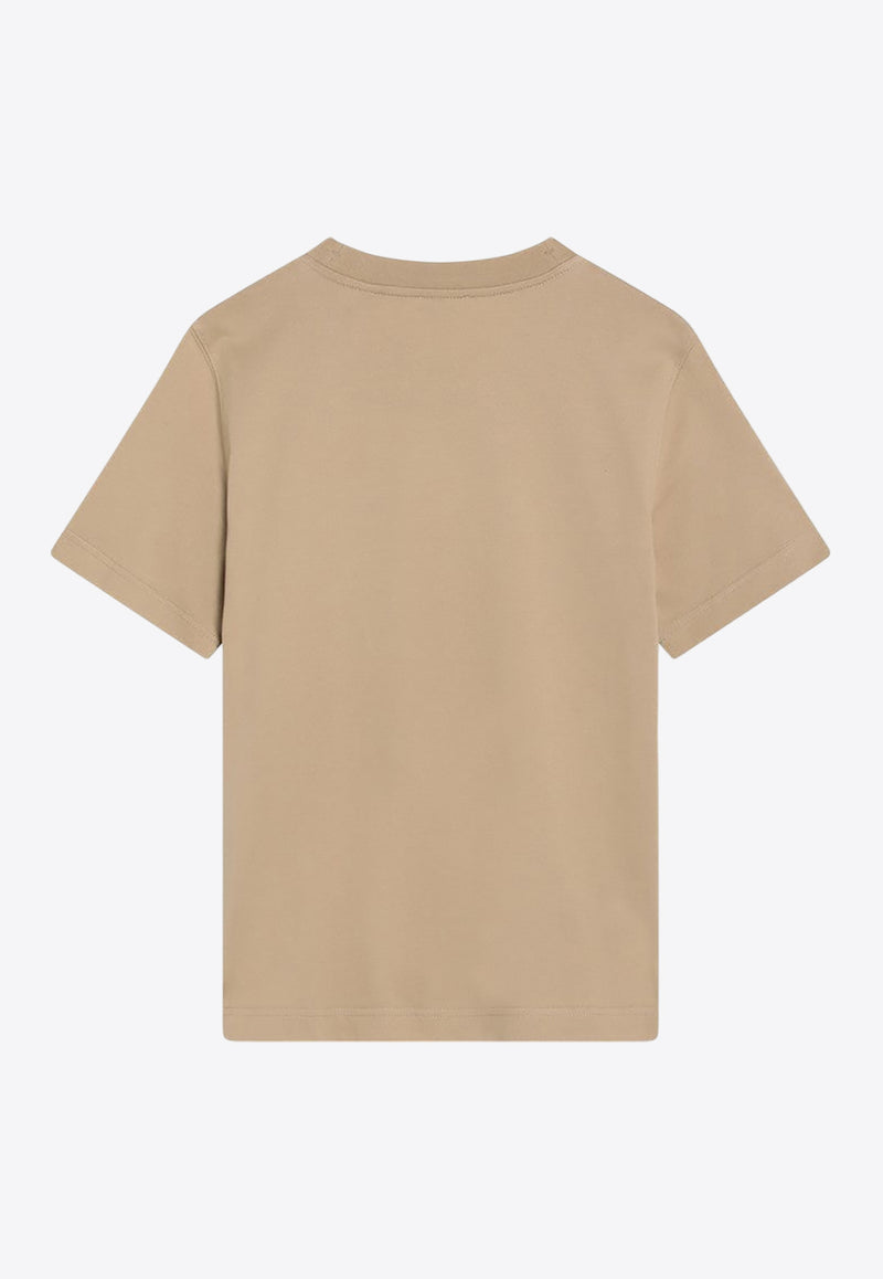 Burberry EKD Print Crewneck T-shirt Beige 8110926163419/R_BURBE-B8626