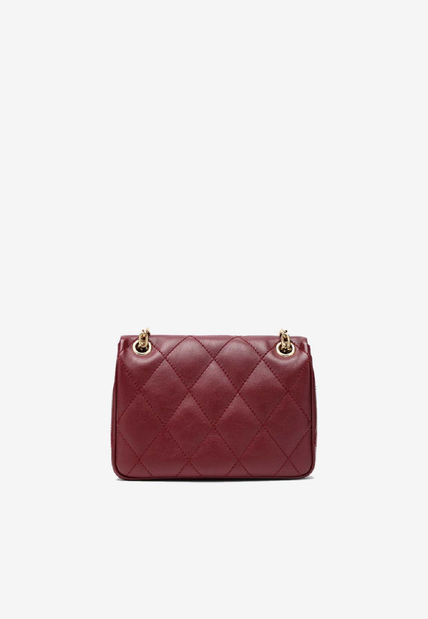 Burberry Medium Strand Quilted Leather Crossbody Bag Burgundy 8111260166983/R_BURBE-A4587