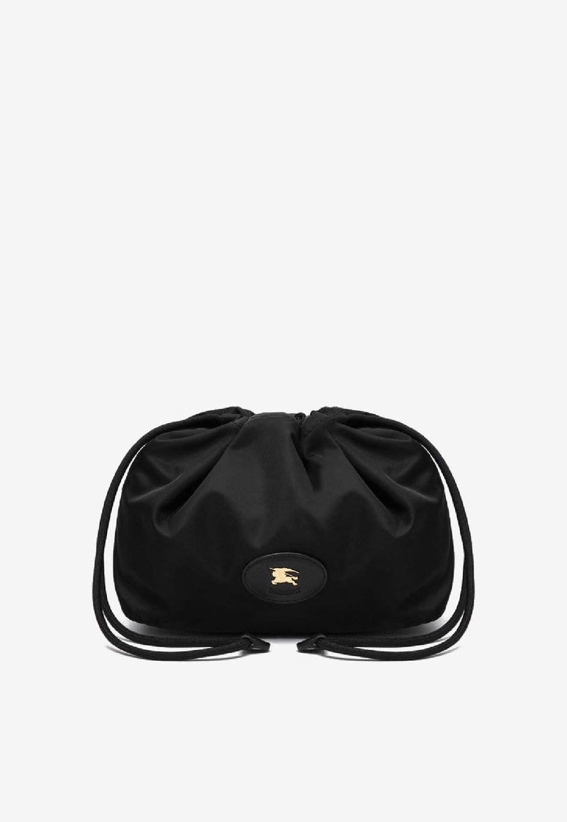 Burberry Reversible Nylon Pouch Black 8111317117221/R_BURBE-A1189