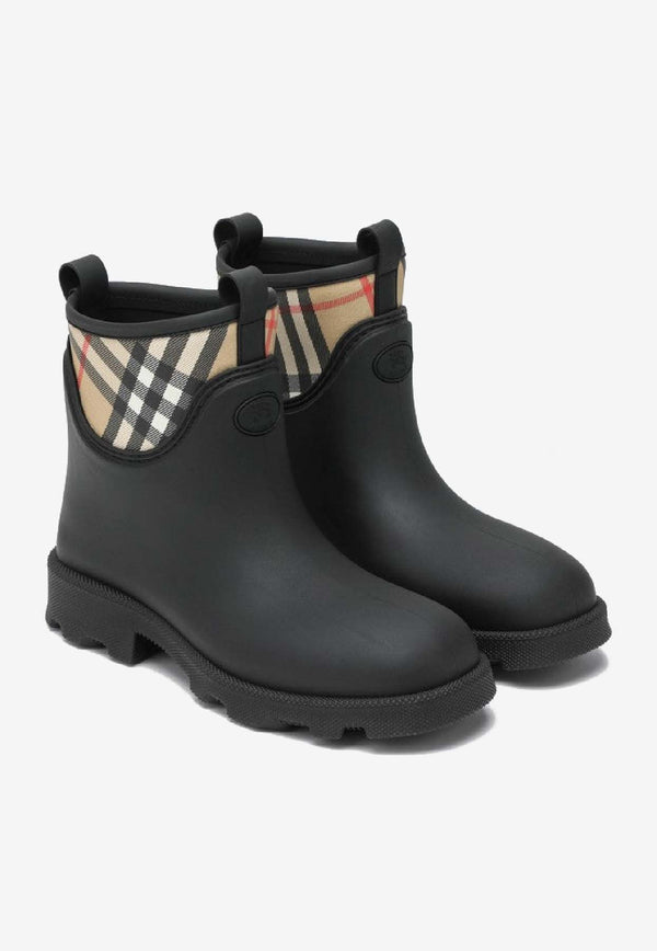 Burberry Marsh Stamp Ankle Boots  Black 8111695168371/R_BURBE-A1189