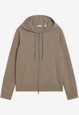 Burberry EKD Zip-Up Sweatshirt in Cashmere-Blend Beige 8112140168587/R_BURBE-B8626