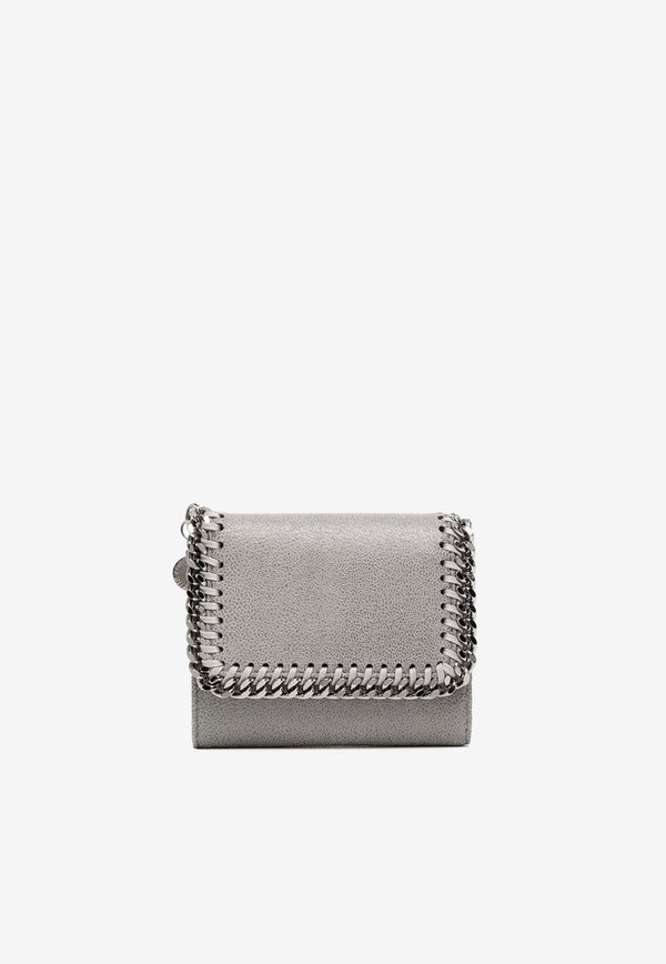 Stella McCartney Small Falabella Flap Wallet Gray 431000W9132_1220