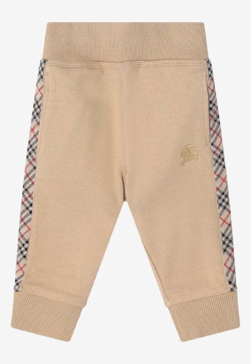 Burberry Kids Babies Sponge Effect Pants  Beige 8112568148165_BURBE-B9719