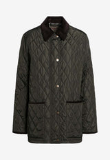 Burberry Quilted Country Jacket Dark Green 8113591166468/R_BURBE-C2491