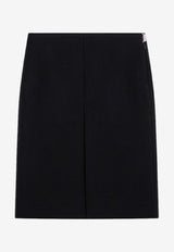 Gucci Wool Crepe Pencil Skirt Black 811380ZACKN/P_GUC-1000