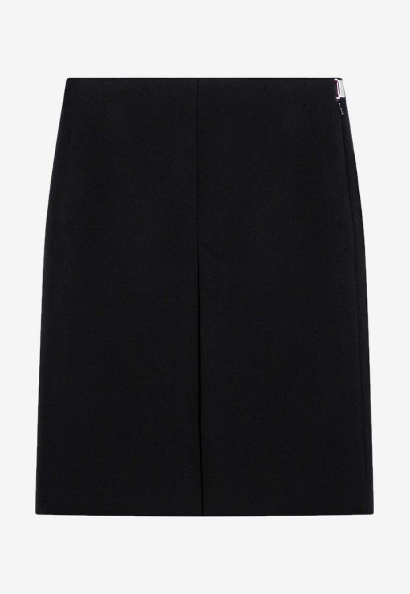 Gucci Wool Crepe Pencil Skirt Black 811380ZACKN/P_GUC-1000