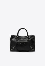 Balenciaga Small Le City Nappa Leather Top Handle Bag Black 8114422AA9S/P_BALEN-1000