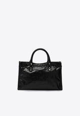 Balenciaga Small Le City Nappa Leather Top Handle Bag Black 8114422AA9S/P_BALEN-1000