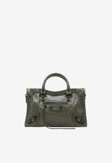 Balenciaga Small Le City Nappa Leather Top Handle Bag Green 8114422ABEK/S_BALEN-3258