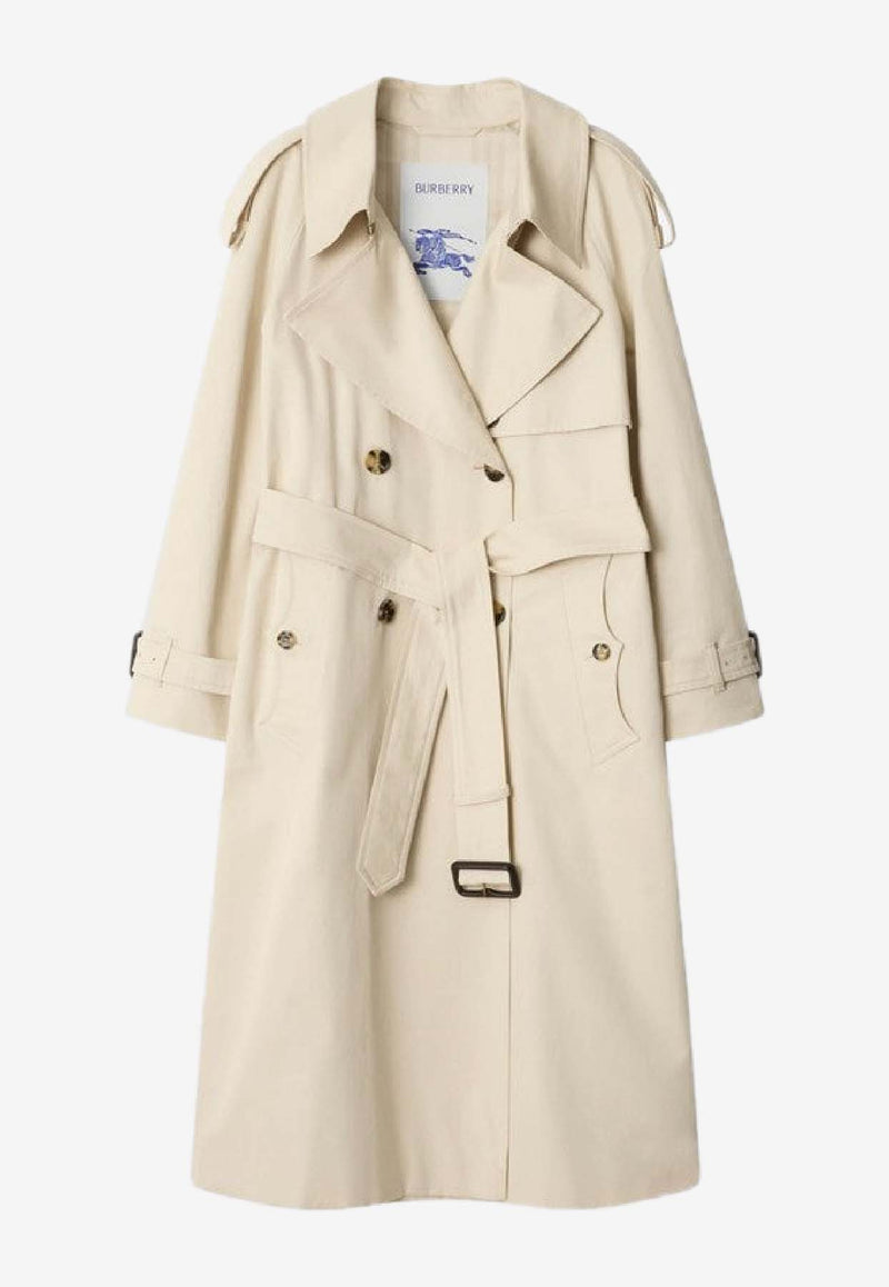 Burberry Double-Breasted Belted Trench Coat Beige 8115031150445/R_BURBE-C2246
