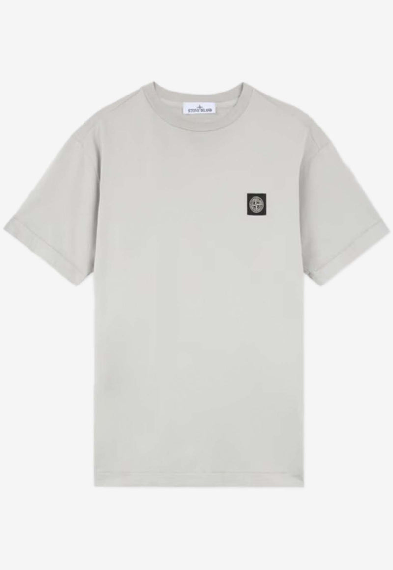 Stone Island Compass Patch T-shirt Gray 8115241 13GREY